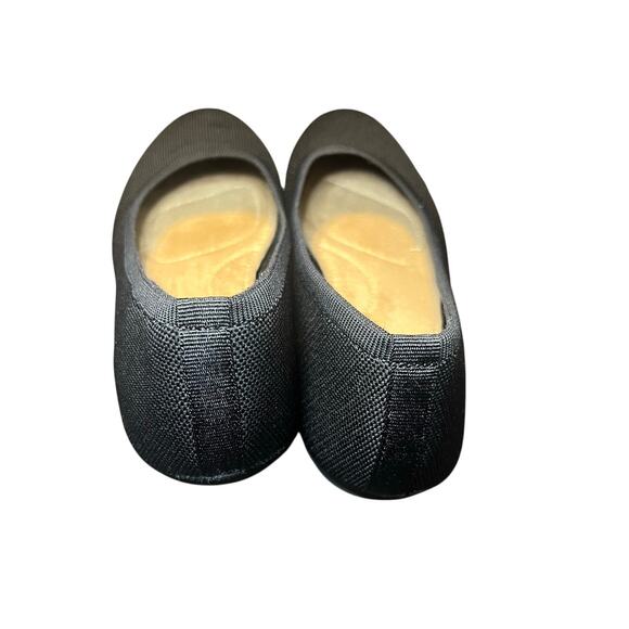 Old Navy Black Almond Toe Ballet Flats - Size 9 - Picture 4 of 6